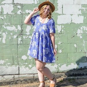 ASOS Button Front Smock Dress Large